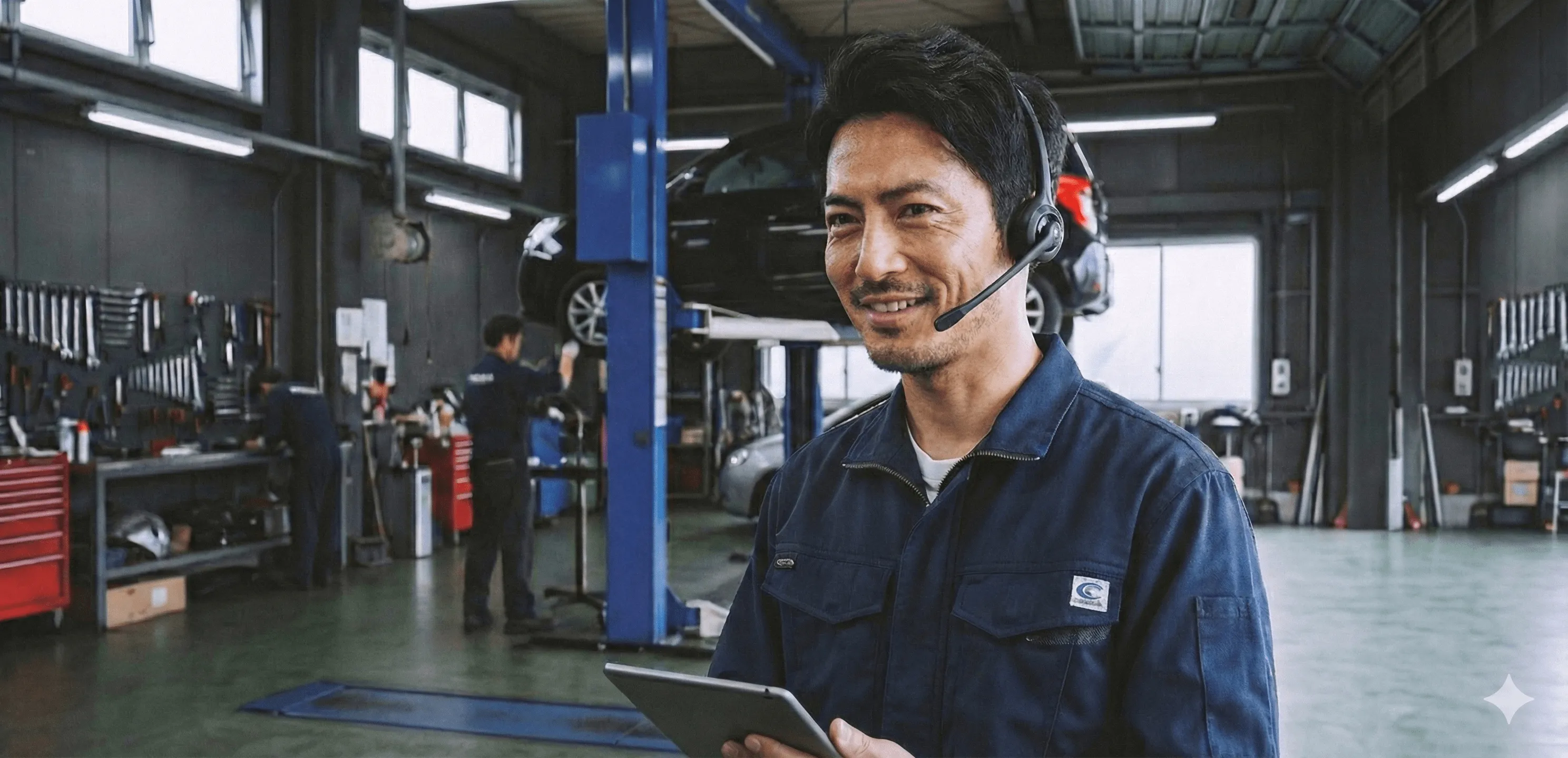 熟練整備士が支える安心のサポート体制